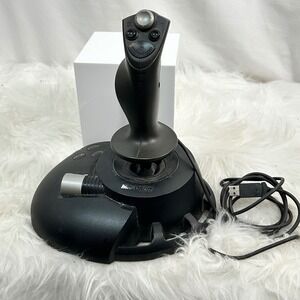 Microsoft Sidewinder Precision 2 Joystick USB Gaming Controller Black untested